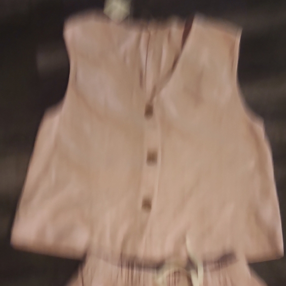 Free People So Fresh Vest Set Rose Size S - Picture 6 of 7